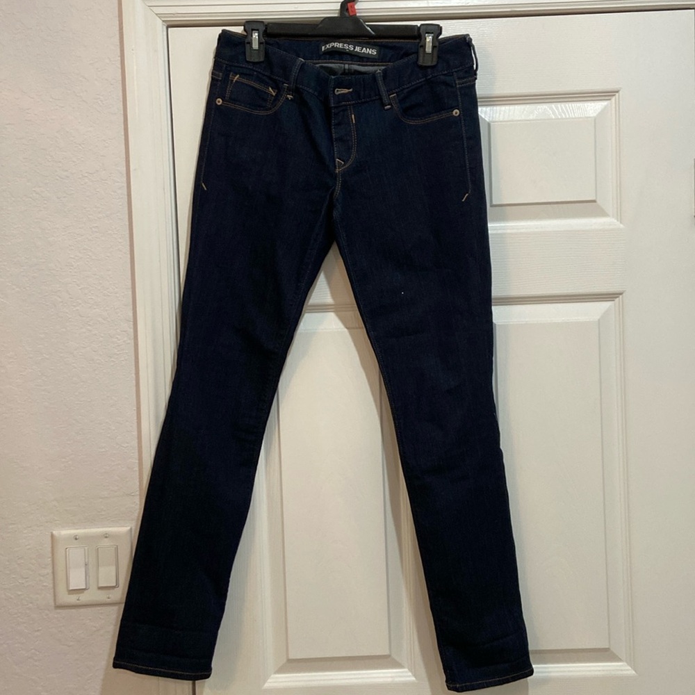 Express Jeans size 8 cropped - skinny - low rise